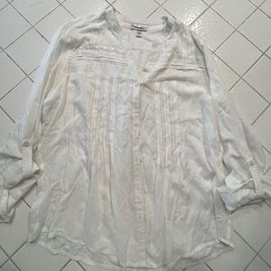 Dress Barn White Blouse